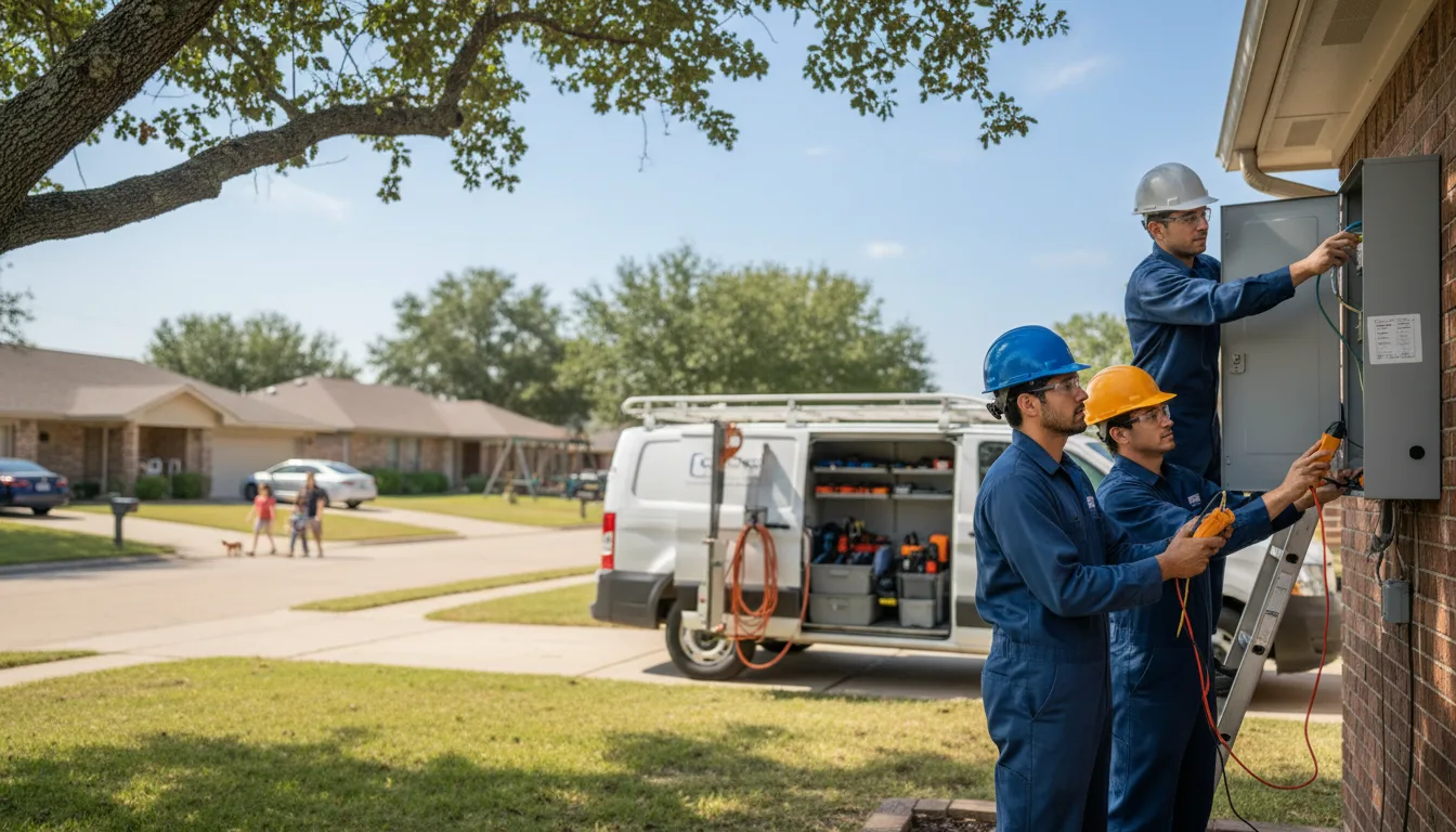 Certified electrician providing emergency electrical services in Tallapoosa, MO